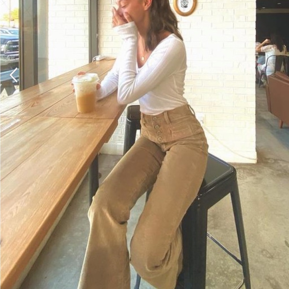 American eagle flare corduroy jeans